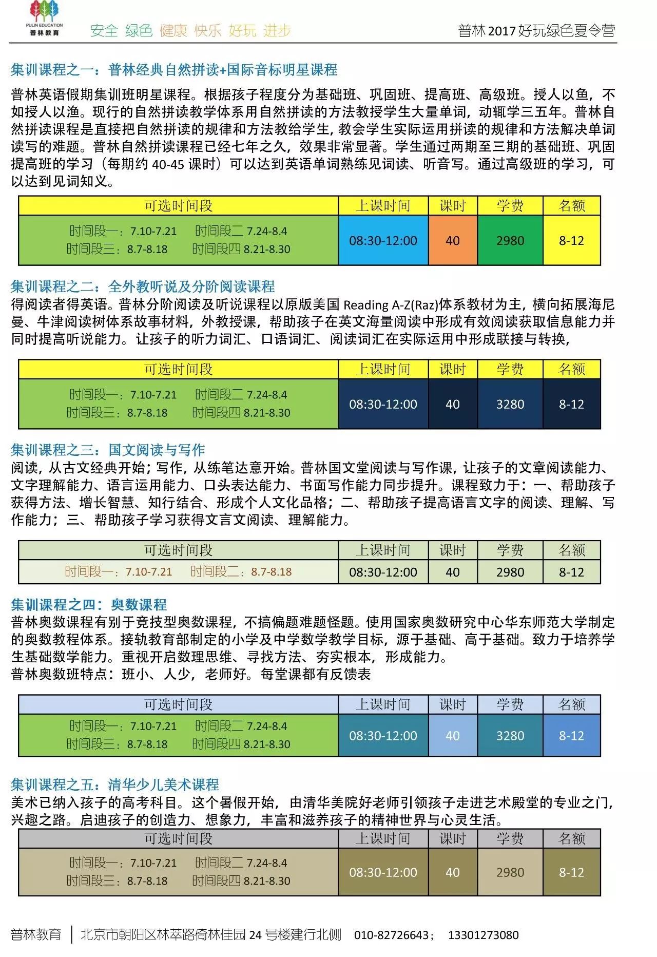 小班英语培训班