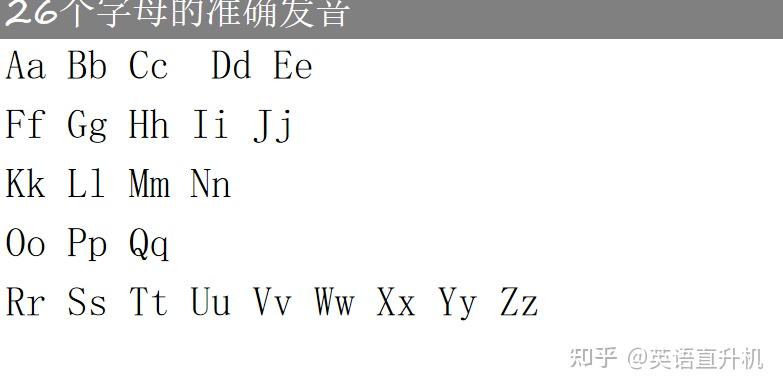 零基础学英语的方式